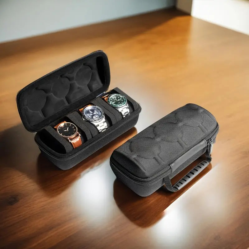 3 Slot Watch Travel Case