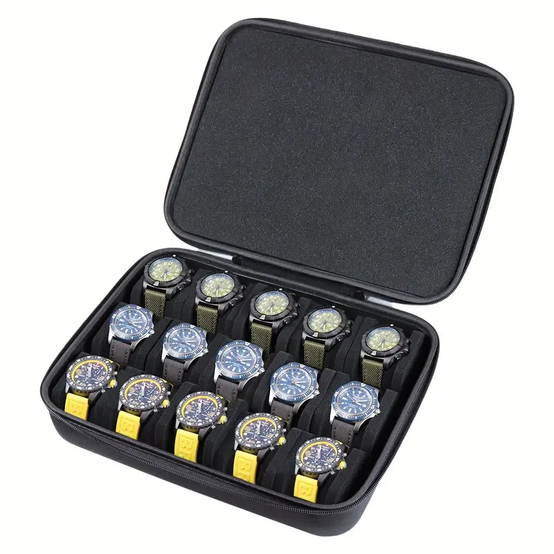 15 Slot Rugged Watch Storage Box