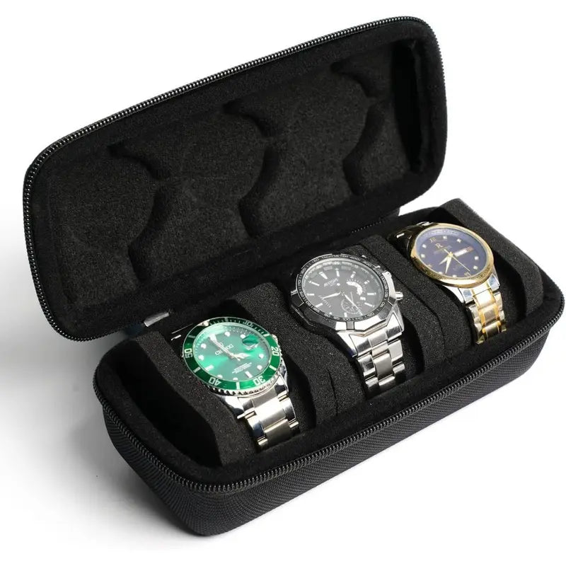 3 Slot Watch Travel Case