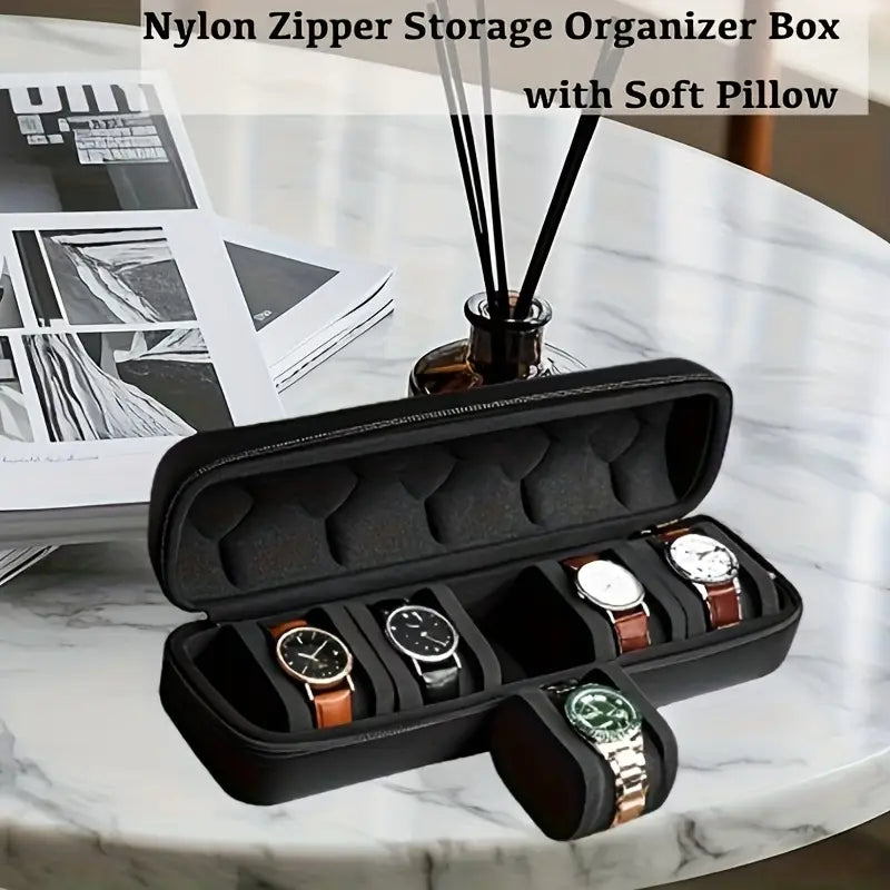 5 Slots Hard Watch Travel Case