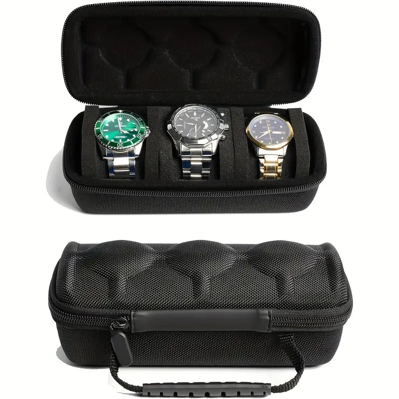 3 Slot Watch Travel Case
