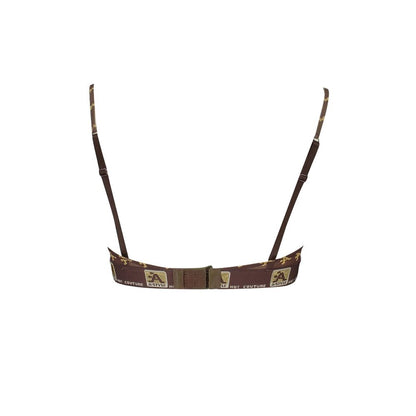 A-Style Brown Nylon Women Bra