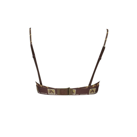 A-Style Brown Nylon Women Bra