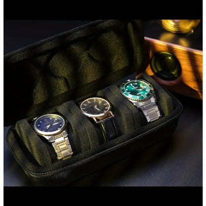 3 Slot Watch Travel Case