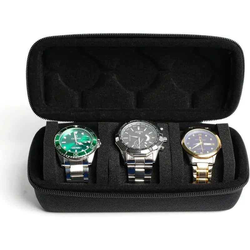 3 Slot Watch Travel Case